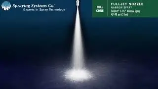 FullJet&reg; G-15 Narrow Angle Spray Nozzle Pattern Demonstration by Spraying Systems Co