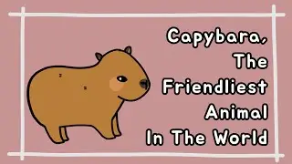 [Eng] Capybara, The Friendliest Animal In The World│Terry's Cute Animals