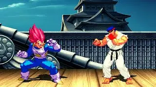 Vegeta Vs Evıl Ryu-Hıgh Level Insane Fıght!