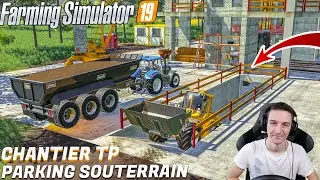 CHANTIER SOUTERRAIN ! CRÉATION DE PARKING ! Travaux public