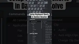 Edit Faster with This Pro Tip! Custom Keyboard Shortcuts #tutorial #davinciresolve