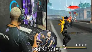 JOGUEI O MAIOR PRESENCIAL DE FREE FIRE NA ESCOLA!