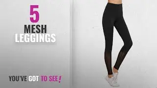 Top 10 Mesh Leggings [2018]: Blinkin Mesh Insert Yoga,Gym and Active sports Fitness Black Leggings