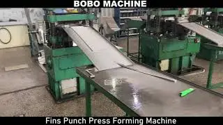 ALUMINUM CORRUGATED OFFSET WAVING FOLDING LOUVERED FINS PLATE PUNCH PRESSING FORMING MACHINE