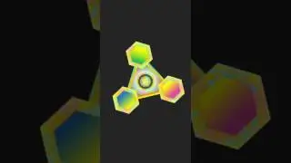 Pantone Inspired Hexachrome HiFi Color Virtual Fidget Spinner for iOS by Todd Bruss