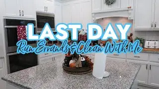 Run errands || Cleaning up around the house before vacation || Clean with me || Pack with me