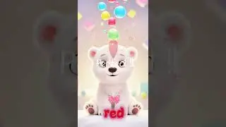 Baby Bear and red Balloon! 🧸🎈 #shorts #kids #animation