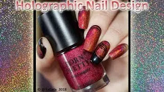 Holographic nail polishes and design / Обзор лаков Born Pretty и дизайн