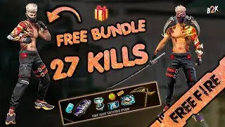 B2K Old Free Fire 27 Kills 😱 | Free Bundle Rewards | B2K Legendary Gameplay | Old Memories FF 🔥