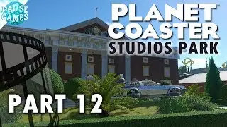 Planet Coaster Studios Pack DLC / Studio Park Build Part 12: Back to the Future Ride Facade Entrance