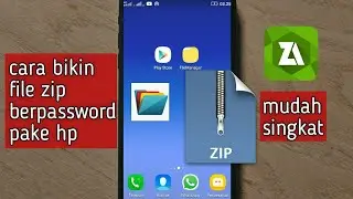 how to make a zip file with a password from an android phone