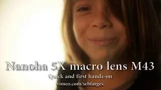 Yasuhara Nanoha M Super Macro Lens with Panasonic GH camera