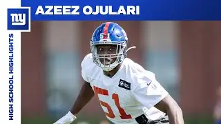 Azeez Ojulari's TOP High School Highlights | New York Giants