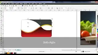 How to Create Business Card Template For Fast Food Resturant - Coreldraw with Ahsan Sabri