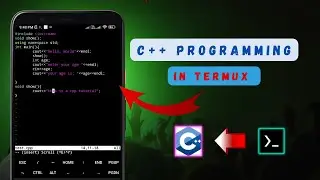 C++ programming language install and run in termux with mobile phone | termux | programming