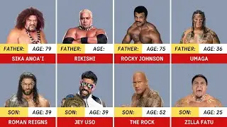 Anoaʻi Family Age Comparison 2025 | Father vs Son in WWE