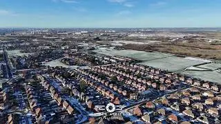 Snowy morning over West of Redcar and Dormanstown | January 2026