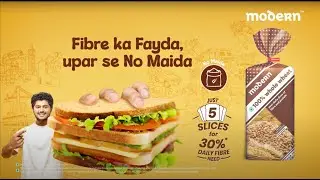Modern 100% Whole Wheat Bread With Hi-Fibre and No Maida | Bengali