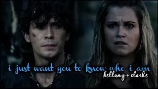 → i just want you to know who i am... {Bellamy & Clarke} [+4x05]
