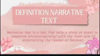 Narrative Text Presentation!!