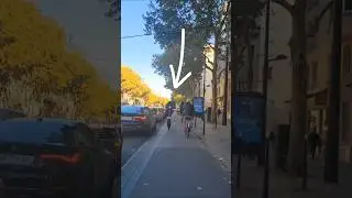 He's riding backwards on the back wheel! #healthylifestyle #bikecommuting #velotaf
