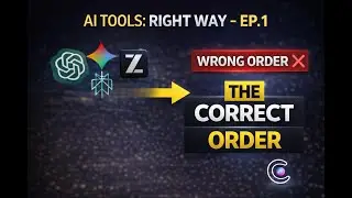 Most people Use AI Wrong (Here's the Correct Order) | How to Use AI Tools the Right Way - EPISODE 1