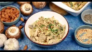 Paleo Chicken Mushroom Casserole