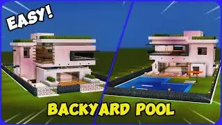 Modern House with Backyard Pool | Exterior Design Guide - Simple & Easy Build