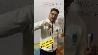 AIBE 21 | strategy | how to clear in first attempt | by law with twins #aibe21