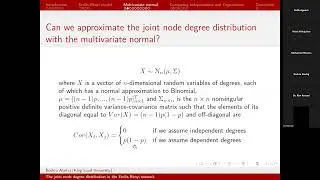Bushra Khaled Alarfaj: The joint node degree distribution in the Erdős-R&eacute;nyi network