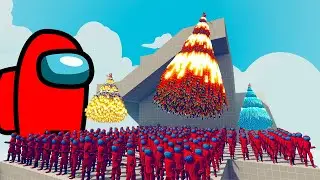 200x IMPOSTOR vs 4x EVERY GOD - Totally Accurate Battle Simulator TABS