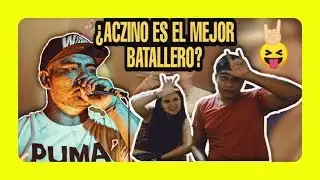 ¿ACZINO es el MEJOR FREESTYLEER batallero de la HISTORIA? | reacción pareja mexicana