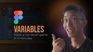 Figma Variables Tutorial - Make a top down game in 4 minutes