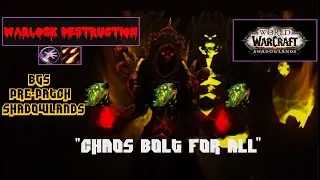 Brujo Destruccion PvP Pre-Parche Shadowlands BGS 