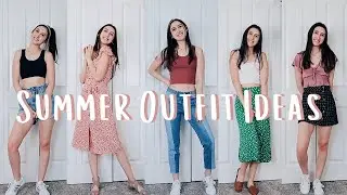 summer outfits 2020 (styling my thrifted clothes)//summer fashion lookbook