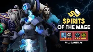 THE SPIRIT OF THE MAGE 🧙⚡ 9 MAGE 2 SPIRIT | THUNDER SPIRIT CARRY ⭐ AUTOCHESS #17 ♟️