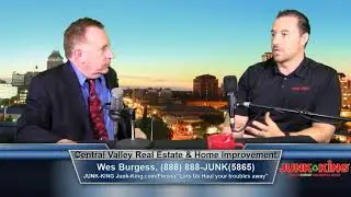 Wes Burgess of Junk King Fresno on Central Valley Real Estate & Home Improvement