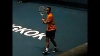Christopher Kas--Germany Super Slow Motin Forehand and Backhand Thailand Open 2012