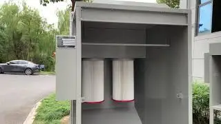 COLO Manual powder coating spray booth @powdercoating