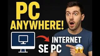 Remote Desktop Connection Over Internet | Anywhere PC Access in Hindi | Full Setup Guide