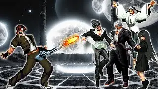 [Mugen KOF] SB Кё Кусанаги против Dark Boss Rugal WF Team