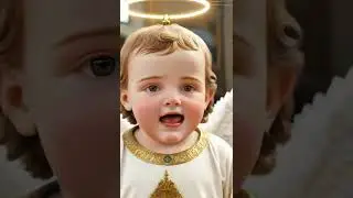 AI Baby Jesus Sings a Powerful Worship Song in a Church | Angelic Voice