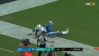 Lions Vs Dolphins Kenyan Drake 54 Yd TD