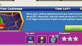 3star the august qualifier challenge (clash of clans)
