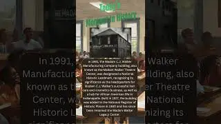 Today's Moment in History: Honoring History | The Madam Walker Legacy Center