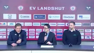 EV Landshut vs Bietigheim Steelers (20.01.2026) – Pressekonferenz
