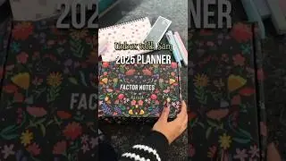 Unboxing 2025 Planner!🎀ft. Factornotes #planner #2025 #journal #ytfeed #ytshorts