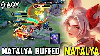 AOV : NATALYA GAMEPLAY | BUFFED NEW PATCH - ARENA OF VALOR LI&Ecirc;NQU&Acirc;NMOBILE ROV COT