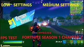 Intel HD 620 i5-7200U Fortnite WIN Chapter 2 Season 1