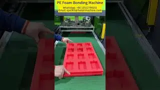 PE Foam Bonding Machine [ Improve Efficiency 10X than Manual Bonding ]